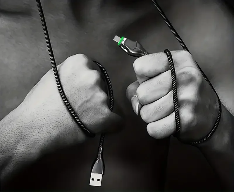 Manufacturer Snake LED Data USB Cable With Snake Design Mobile Phone PD Fast Charging Cables USB to Micro Type c Cable Tipo C