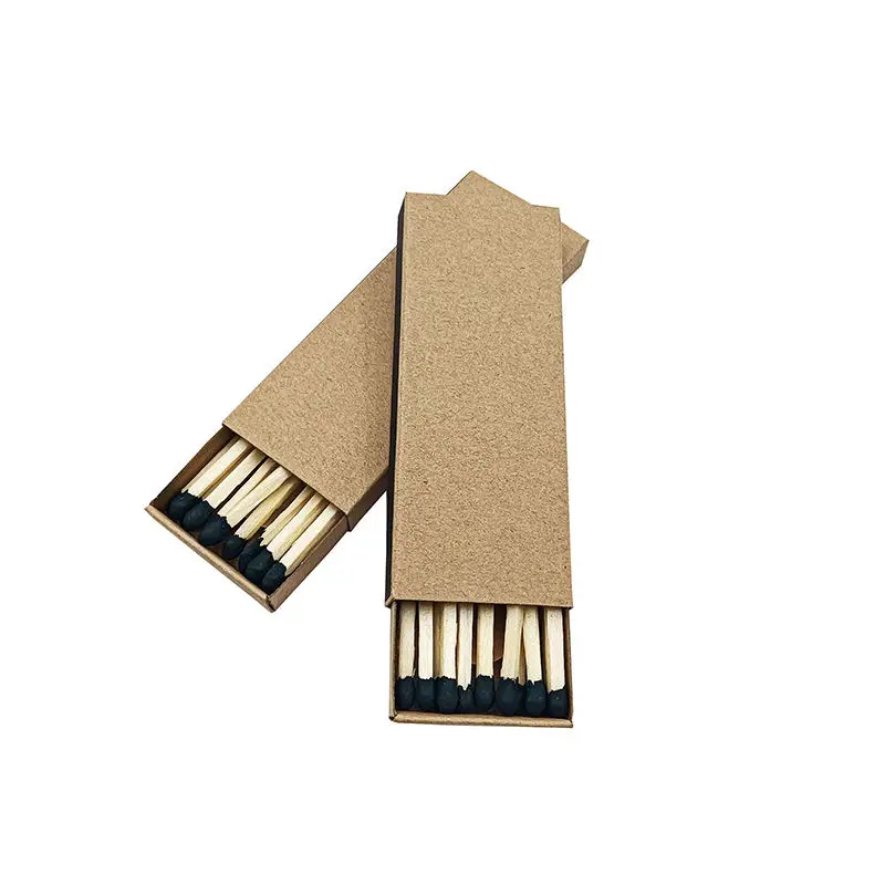 Red Snow Pear Customized Kraft Matchboxes Home Natural Matches