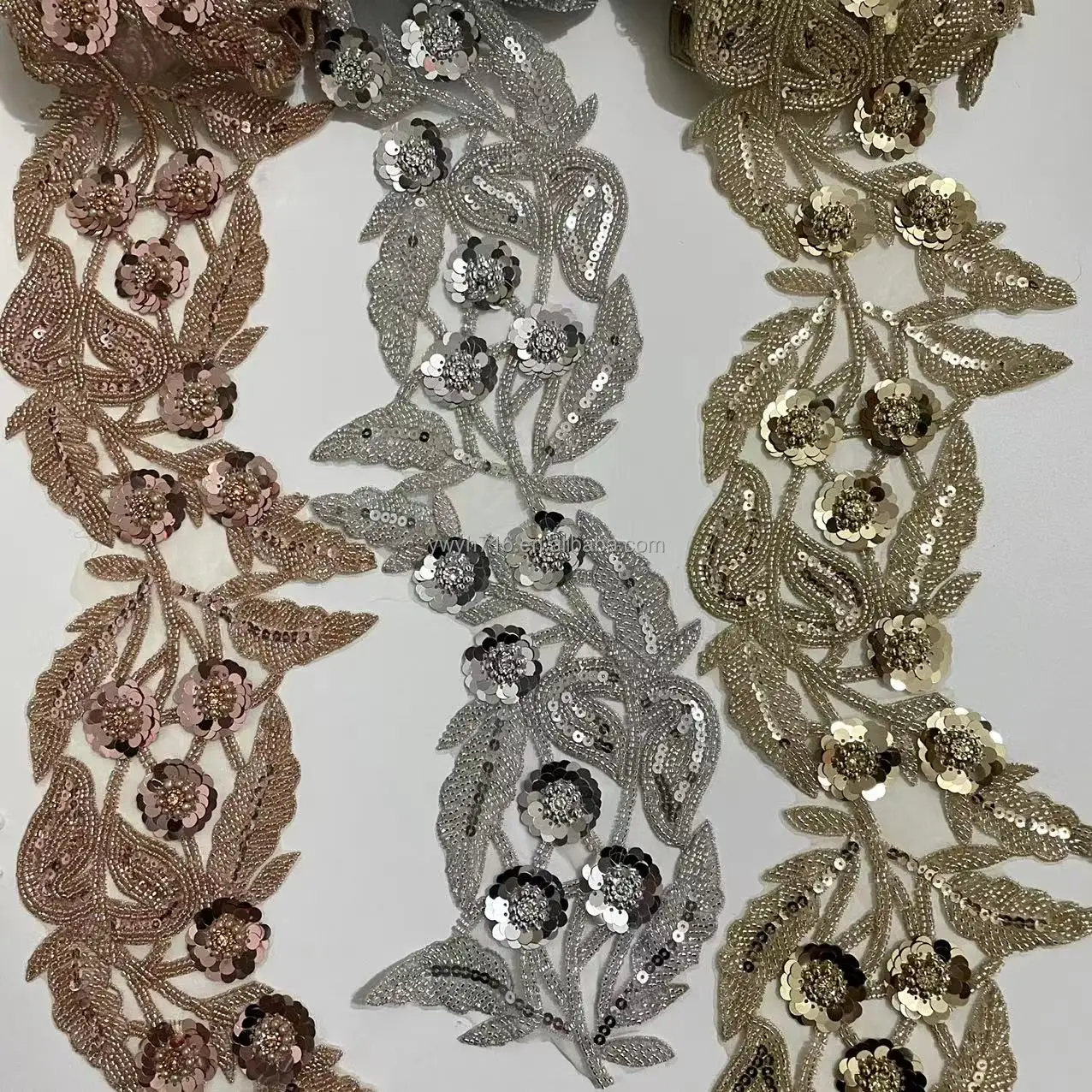 New Arrival Beading Cord Lace Trim,Bridal Lace Trim Selling Per Yard