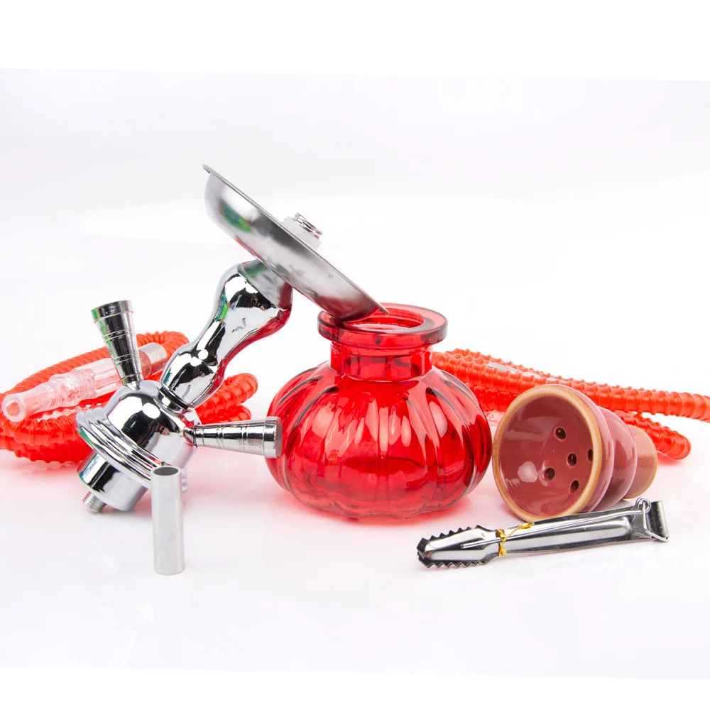 Stick Stem Laziza Megahed Portable Hookah Wholesale Crystal Wave Bottle Flower Hookah Set Narguile Huka Vandpibe Vattenpipa