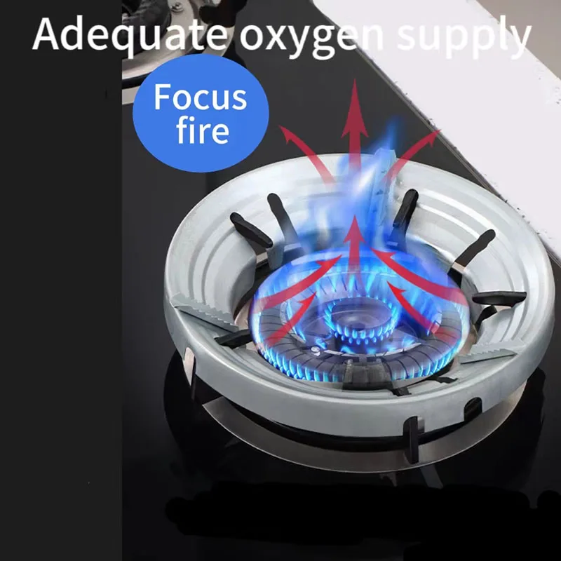 Gas Stove Cover Windshield Windproof Ring Cooktop Gather Fire Energy
