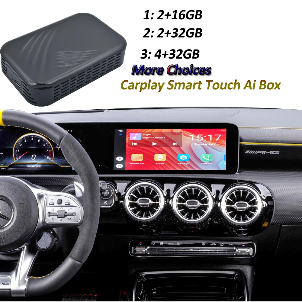 Carplay Ai Box Cp 600 4+64g For Universal Cars Usb Plug In And 