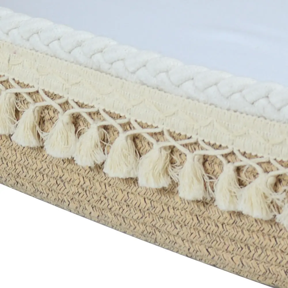 100 Cotton Rope Newborn Moses Basket Changing Basket Rope Woven