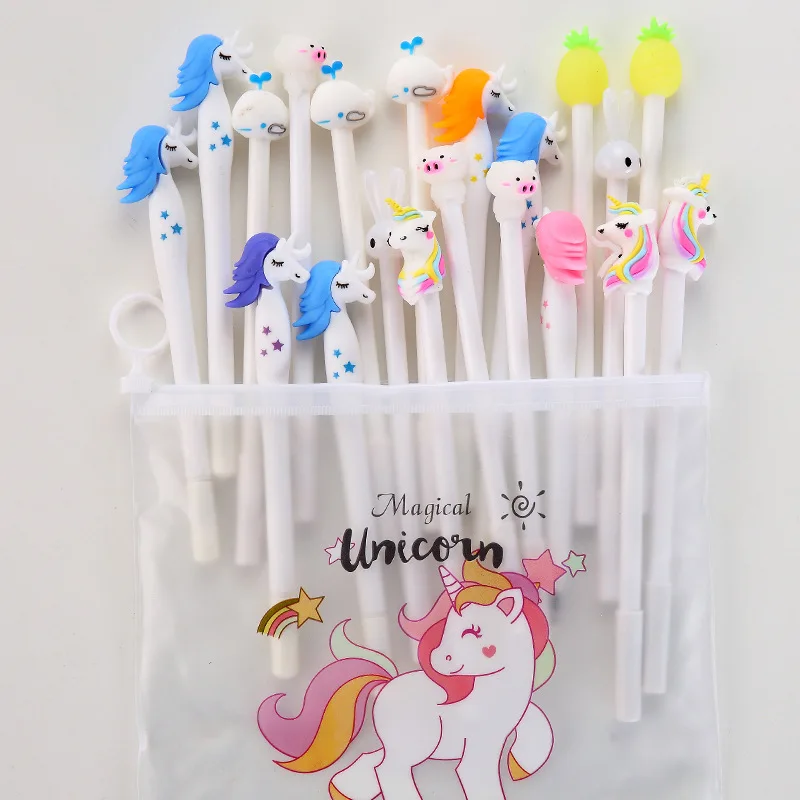 Новая звезда лучший подарок для детей милая Шариковая ручка забавная шариковая с мультяшным единорогом