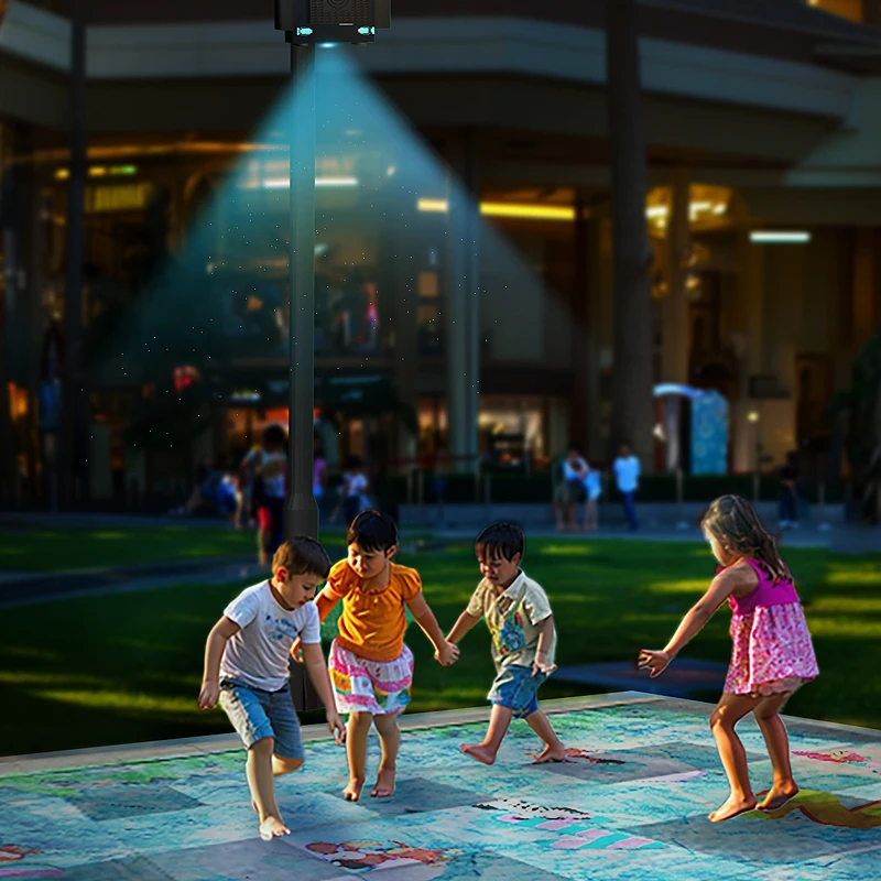 Interactive Floor Projection for Outdoors: Engaging Visuals and Fun for Every Event