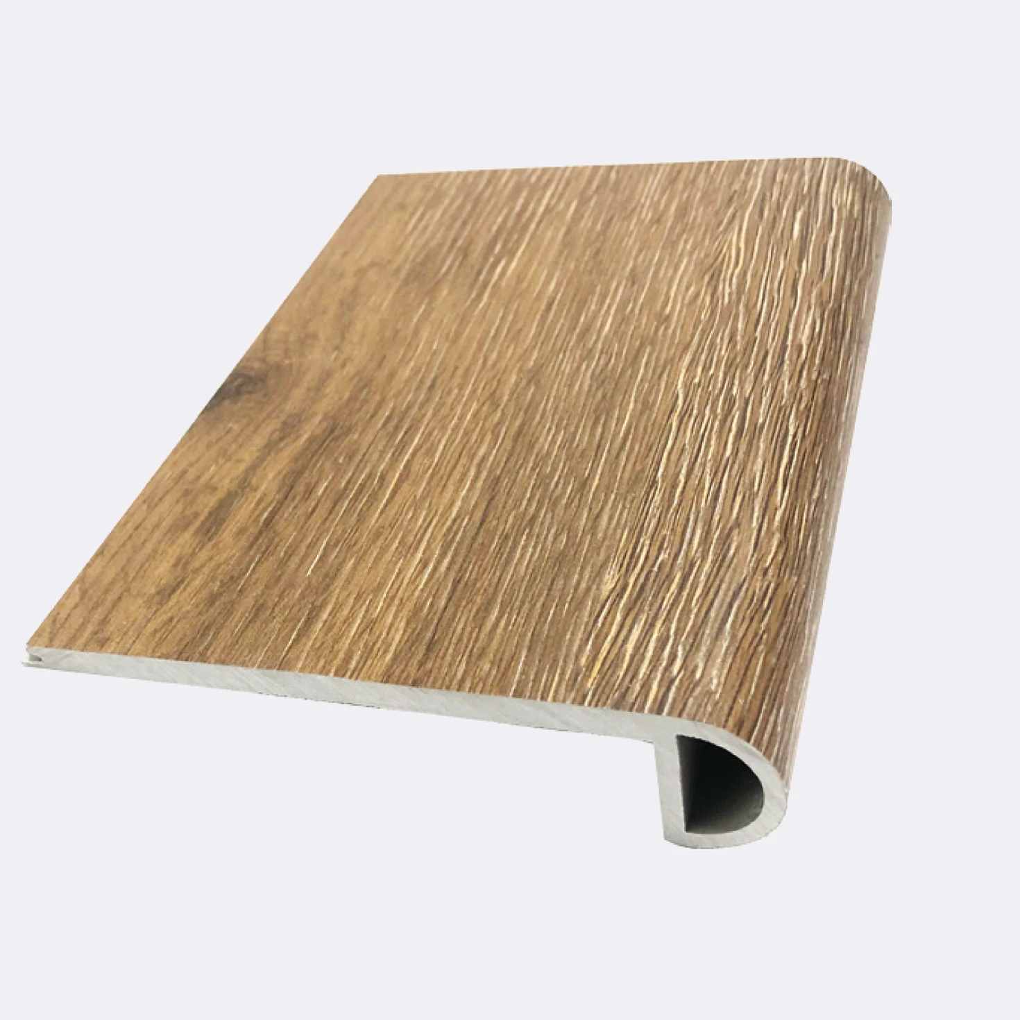 Building Material Anti Slip Pvc Stair Nosing Strips for WPC and LVT Flooring