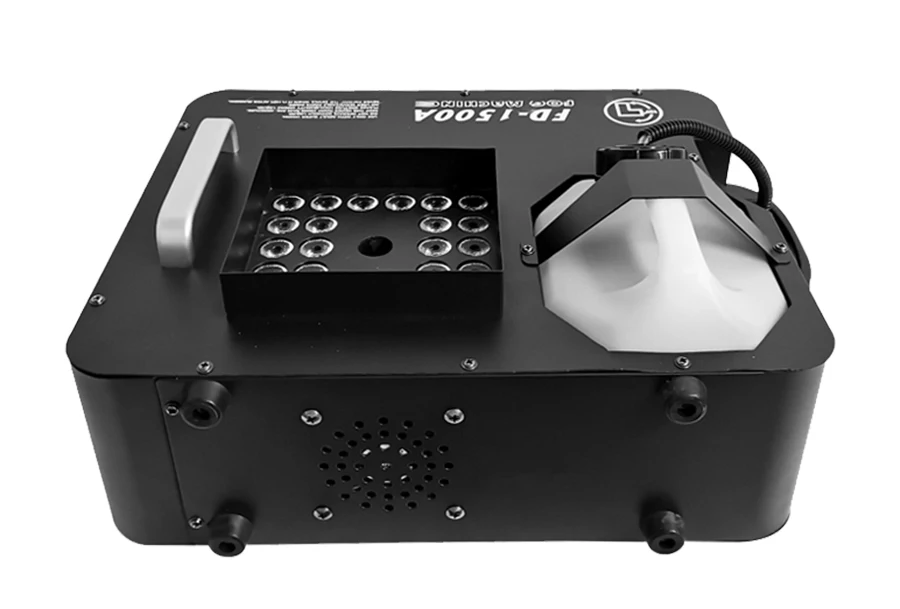 Macchina del fumo da 1500 W DMX RGB 24 LED Effetto luce da palco Spruzzatore verticale remoto_voghion.com