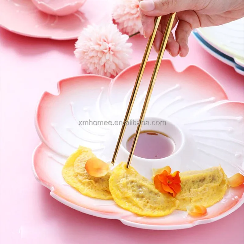 Ceramic Sakura Dish Pottery Porcelain Japanese Sakura Flower Style Big ...