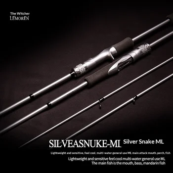 Devil Hunter Carbon Silver Snake ML Suit Shore Throwing Far Pan-use Straight Handle Luya Rod Warped Bass Mandarin Fish – Rod – view 5