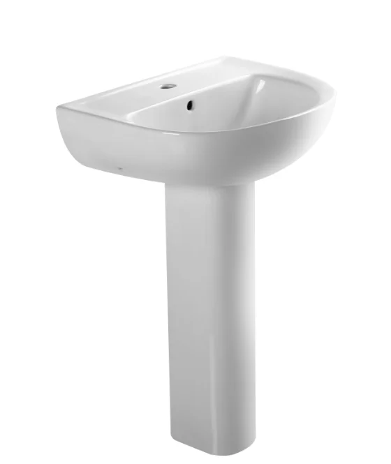 AIDI European Style Classic Bathroom Wash Basin Ceramic Pedestal Basin