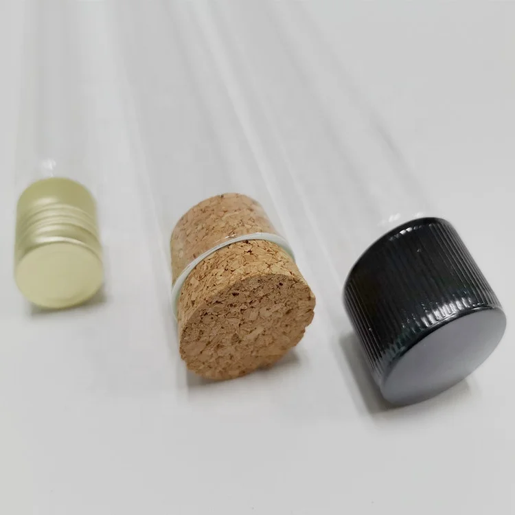 Factory Price Culture Tubes Large Glass Test Tube With Screw For Lab