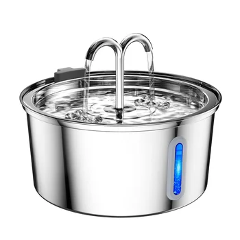 High Quality Stainless Steel Automatic Water Dispenser Bowl Durable Indoor Cat Bowl Eco-Friendly Products