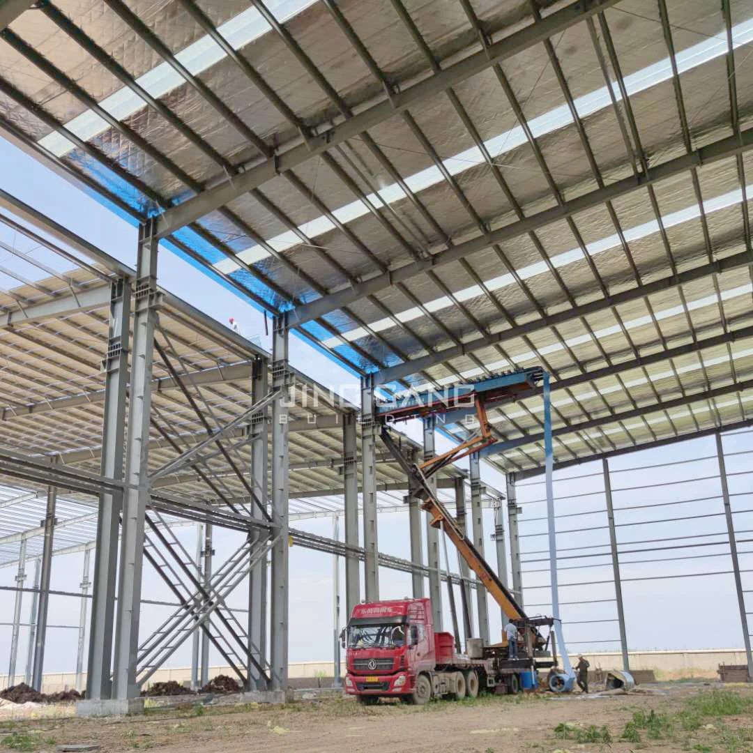 Estrutura de aço para construção de materiais metálicos Construção Batiment Dome Hangar Metallique Fabric