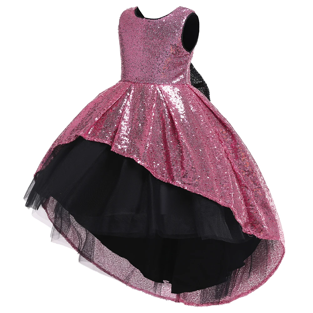 Riccotarz Girl's New Balloon Sleeve, Silvery, Flower Embroidered and Bag  Salmon Evening Dress, 4-8 years old - Trendyol