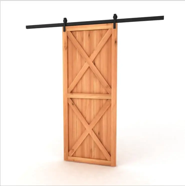 American Modern Home Design Barn Sliding Pine Wooden Swing Doors Frame Solid Wood Doors For Home Residence