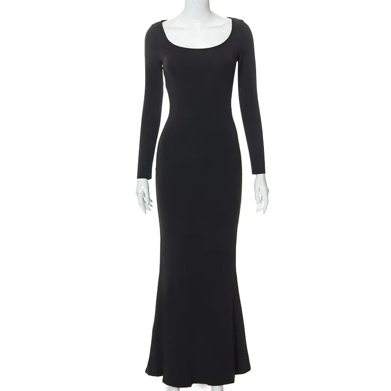 Wholesale Women's Dresses Clothing 2023 Fall Winter Long Sleeve Dresses ...