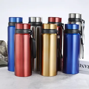 800ML Europe and the United States cross-border ultra-long thermal insulation business travel 304 aluminum alloy thermos bottle