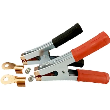 Pack De 6 Pinzas Cocodrilo Reforzadas Para Baterías De Coche, 100A, Ideales Para Arranque Con Puente Y Trabajos Eléctricos