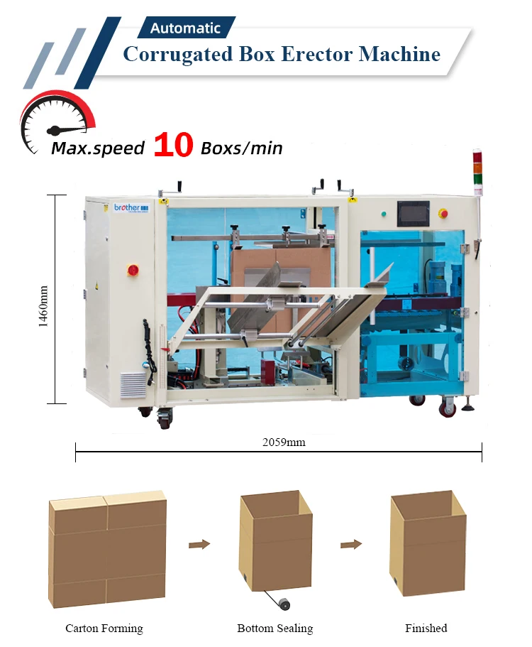 Brother Ces4035n Box Erector Machine,Carton Box Erecting Erector