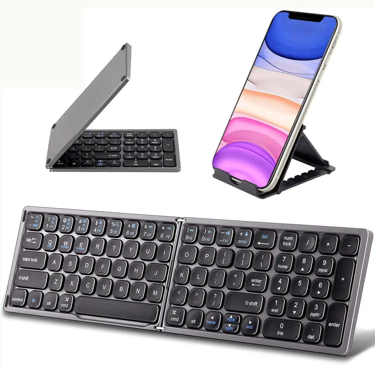 Foldtable раскладная клавиатура для смартфона