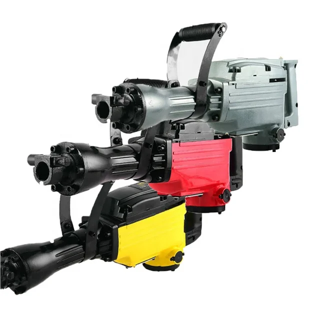 High-Power Impact Electric Hammer 65mm Hexagonal Pickaxe Industrial Tools for Demolition Drills