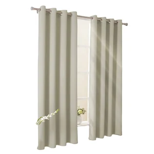 RANCHO Manufacturer Direct Selling Blackout Curtains with Three Layers in Plain Color Size Customized Accepted