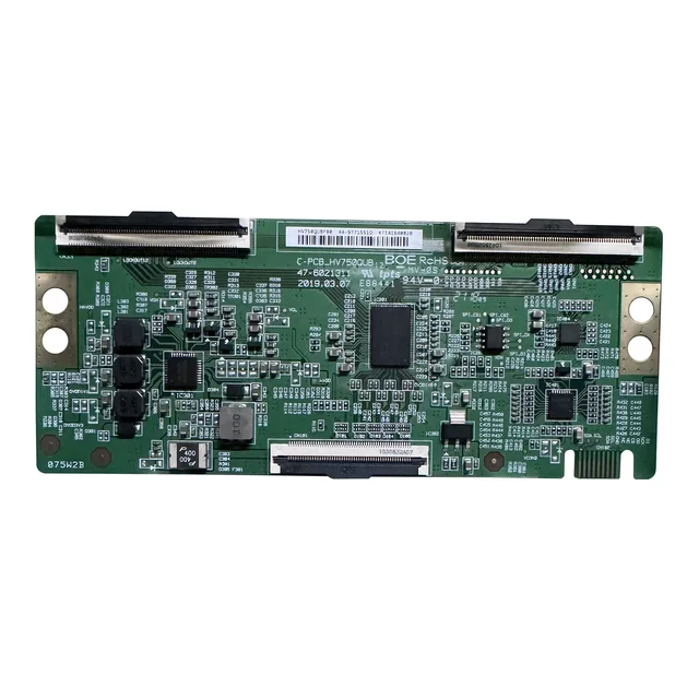 BOE HV750QUB-F90 LCD Controller TCON logic Board for 75 inch LCD Televisions LED TV Panel T-CON connect board replacement