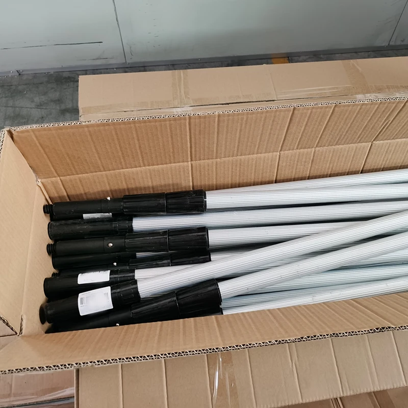 Professional janitor supplies high rise window cleaning tool aluminum telescopic pole supplier