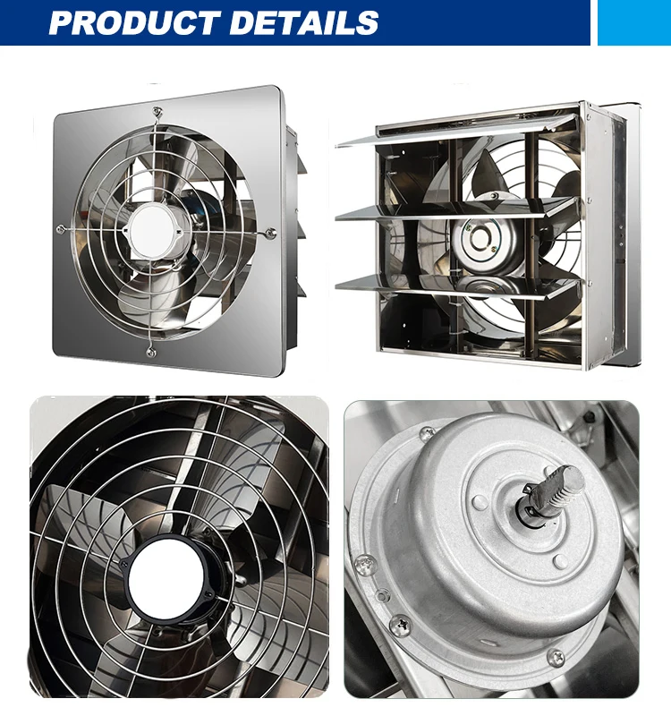 Steel Shutter Window Extractor, 304, Stainless - detail 28
