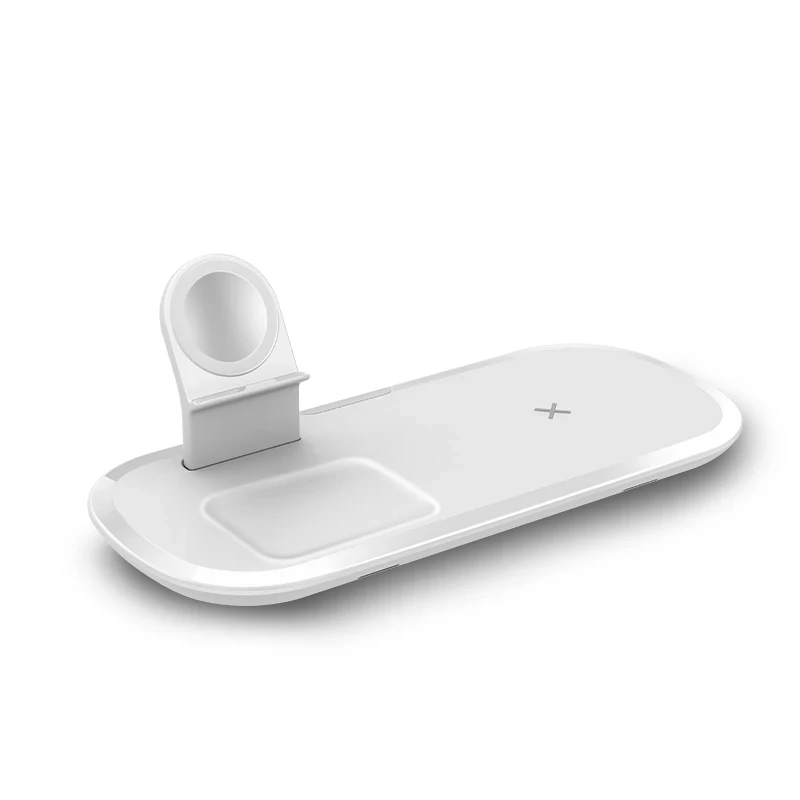 3 In1 Wireless Charger For Iphone 11 Pro X Xs Max Xr For Apple Watch 5 4 3  2 Airpods Pro Fast Charger Stand For Samsung S20 - Buy Wireless Phone  Charger