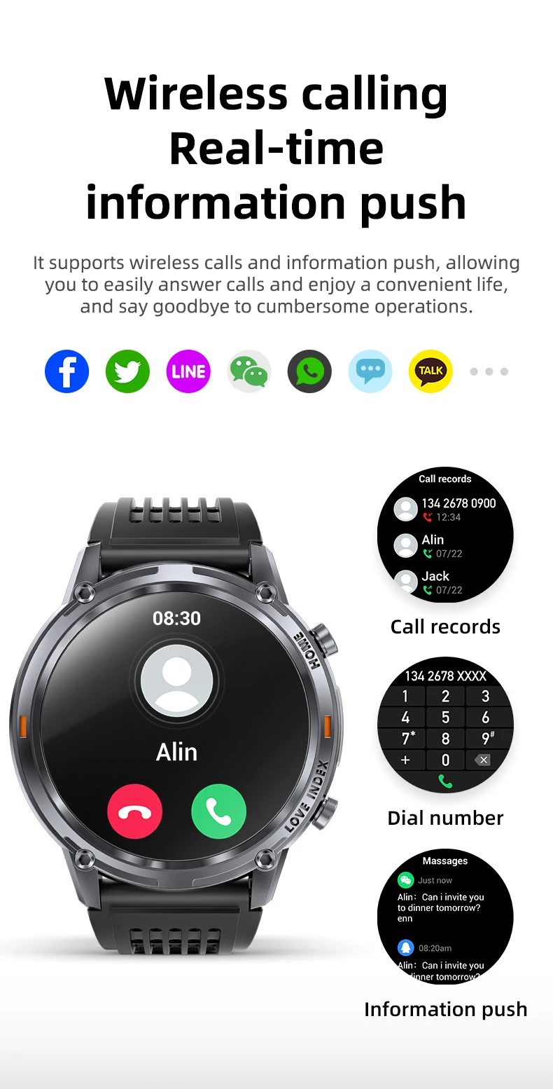 Sanvnet S350 Love Tests Smart Watch 2025 1.53inch Tft Hd Screen Ip68 Heart Rate Monitoring Bt Call Sport Smart Watch For Men - Buy Fitcloudpro Smart Watch ip68 Waterproof Smart Watch fitness Tracking Smart Watch round Shaped Smart Watch ips Display Smart Watch sleep Monitoring Smart Watch silica Gel Watch Band remote Control Smart Watch magnetic Charging Smart Watch