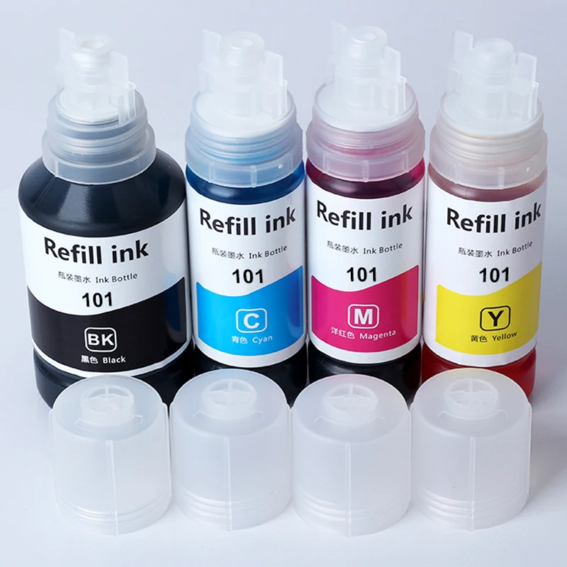 Botella De Tinta De Repuesto Eco Tank Tinta T101 T102,Recarga De Tinta Para Epson  L4150 L4160 L6161 L6191 L6171,101,102 - Buy 101 De Recarga De Tinta,101  Recarga Botella De Tinta,T101 Tinte De