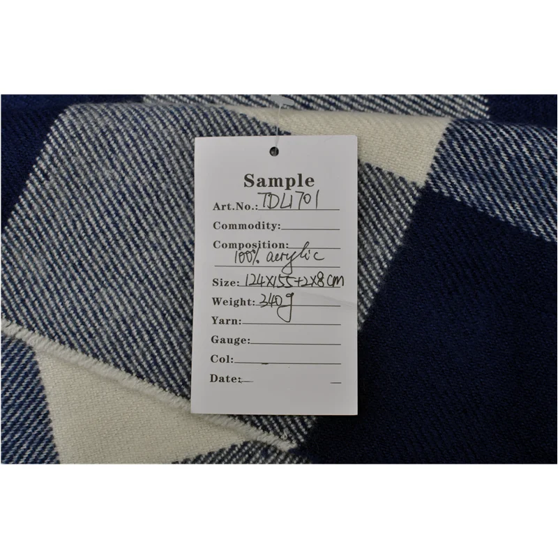 Синий Феникс 100% акриловый клетчатый легкий диван на заказ для лета дешевая оптовая продажа