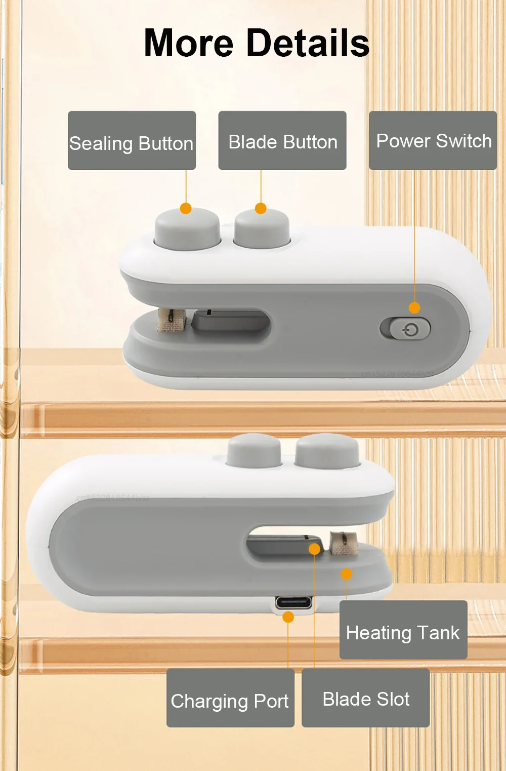 Acessórios De Cozinha Doméstico mini capper Pacote Automático De Enchimento De Copo Portátil Saco De Calor Mini Máquina De Vedação