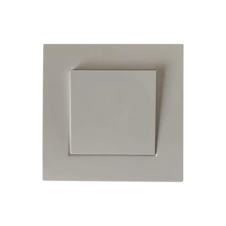 EU Standard 10A Small Size One Gang One Way Switch Wall Switch