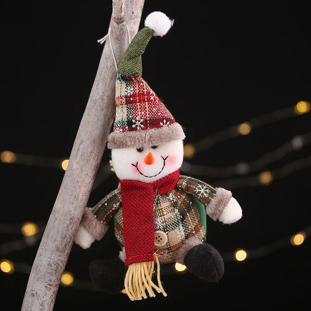 22 cm simpatico cartone animato albero di Natale Babbo Natale alce giocattoli di peluche farci festival regali di Natale per bambini bambini ragazze bambola decorazioni per feste  26