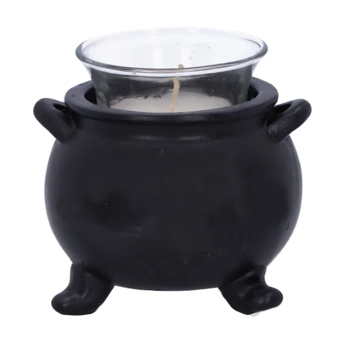 Ceramic Black Cauldron Empty Candle Jar No Handle Buy Cauldron Candle