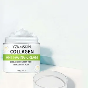 OEM Hyaluronic Acid Wrinkle Black Spots Corrector Lotion Herbal Vitamin C E Retinol Collagen Face Skin Care Neck Whitening Cream