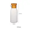 Clear Pitcher+Amber Cup/Lid