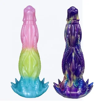 2024 soft Silicone anal plug Monster alien dildo Big Dick Anal Vagina Dilator Adult Sex Toys with suction cup for Woman Men