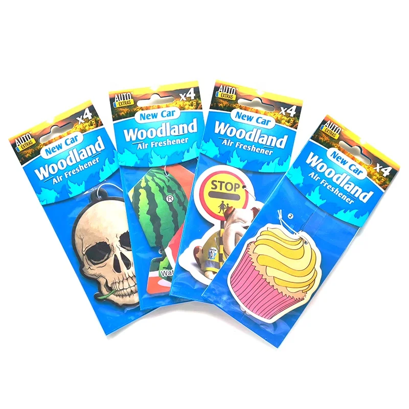 Free Samples Absorbent Raw Materials for Custom Paper Customized Car Air Freshener