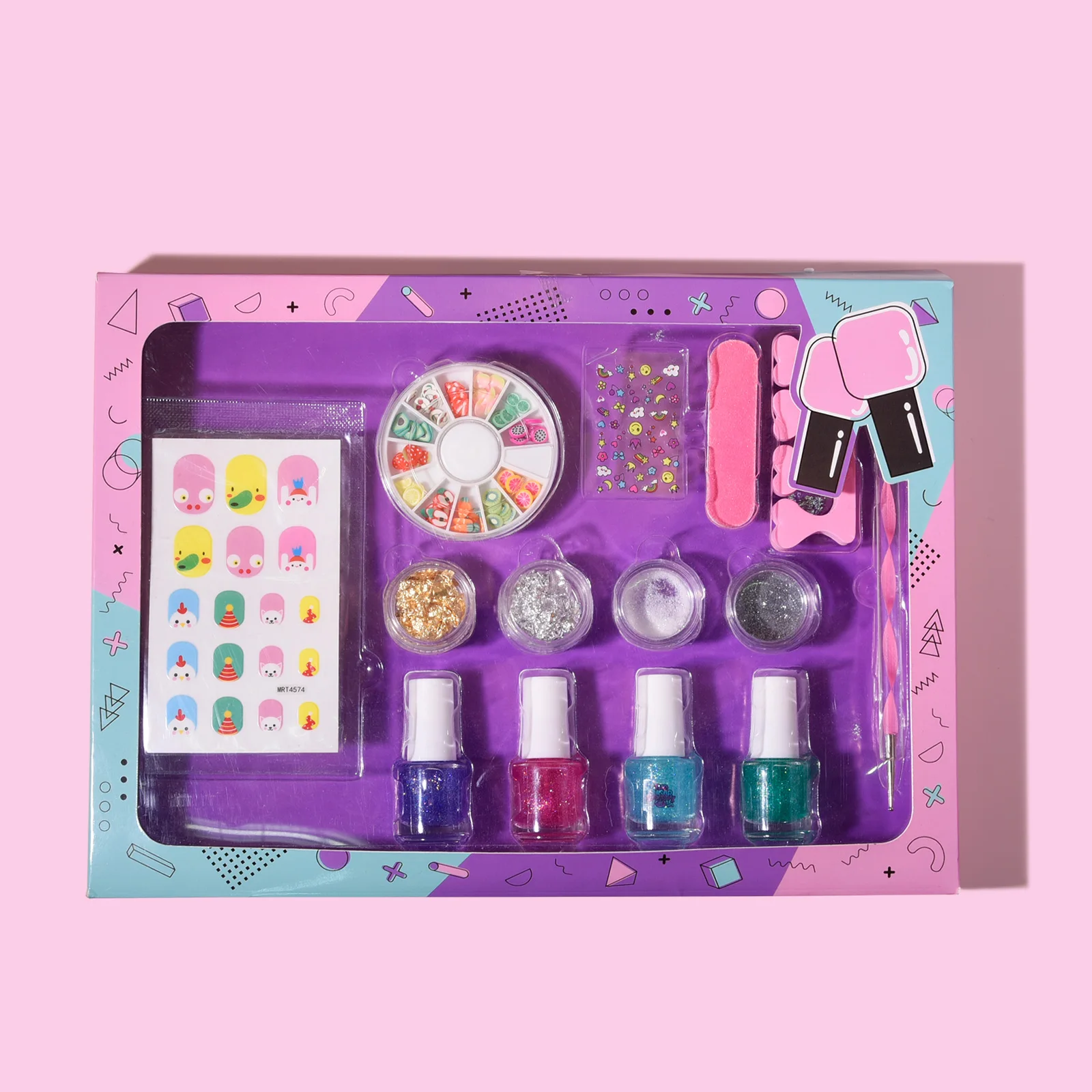 Kids Makeup Kit For Girl 14 Pcs Washable Real Cosmetic Safe & Nontoxic