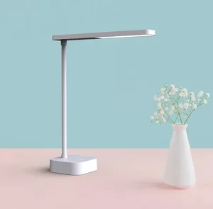 Small Battery Operated Desk Lamp LED Desk Light Touch Control Portable Reading Light for Dormitory