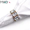 Gold Ring + Clear Rhinestone