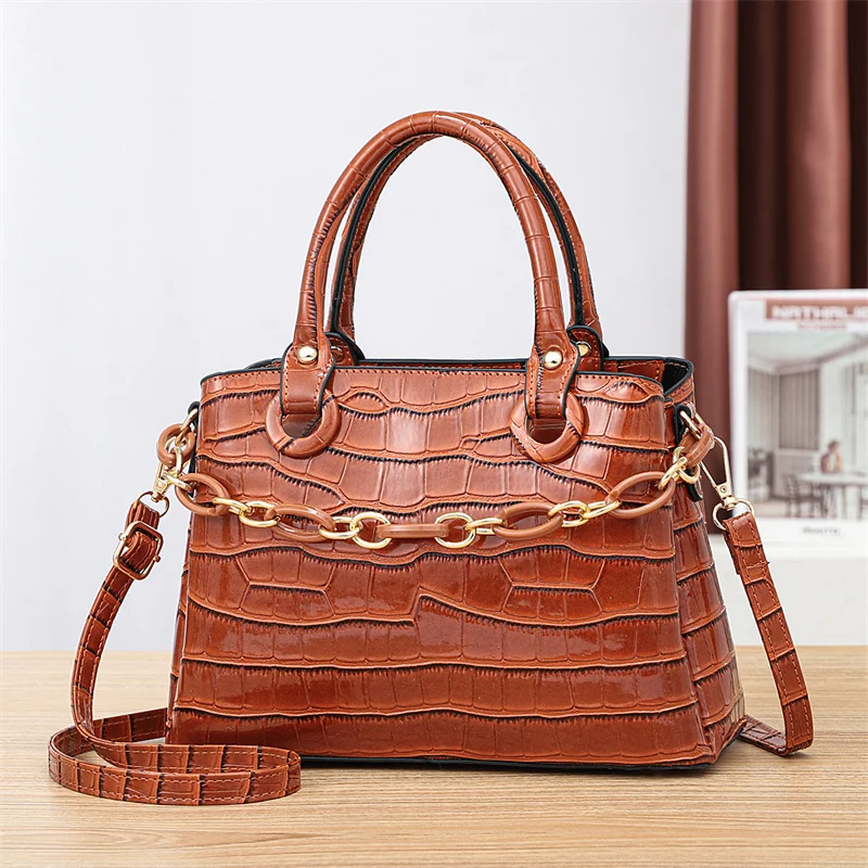 【超美品】LEATHERJ EWELS クロコ チェーン バッグ ポーチ 71yzNbwdwAL._UY300_.jpg