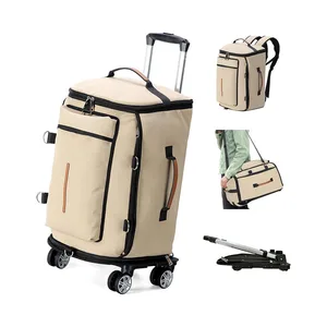 Eastshine Travel Trolley Bag Outdoor Waterproof Portable Detachable Trolley Luggage Storage Laptop Backpack