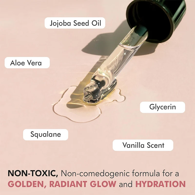 Private Label Hot Sale Selfer Tanner Tanning Drops Natural Beauty Skin Care Customized Tanning Oil(pic4)