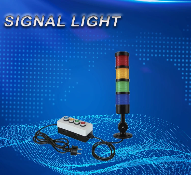 DC24V 5-Layer Indicator Light Foldable LED Workshop Machine Signal ...