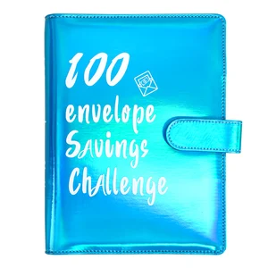 Wholesale Custom 100 Day Challenge Money Savings Challenge Book Budget Binder Cash Envelopes for Money Saving