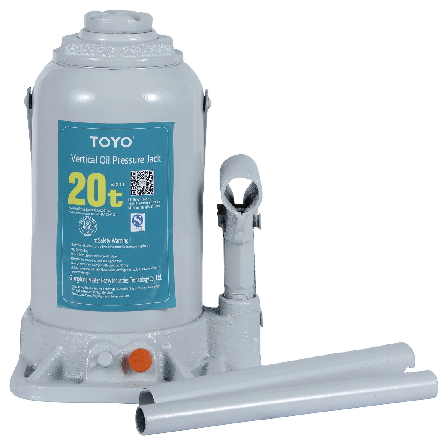 High Quality 1 Ton Double Ram Floor Jack Piston 6T Hydraulic Double Ram Bottle Jack